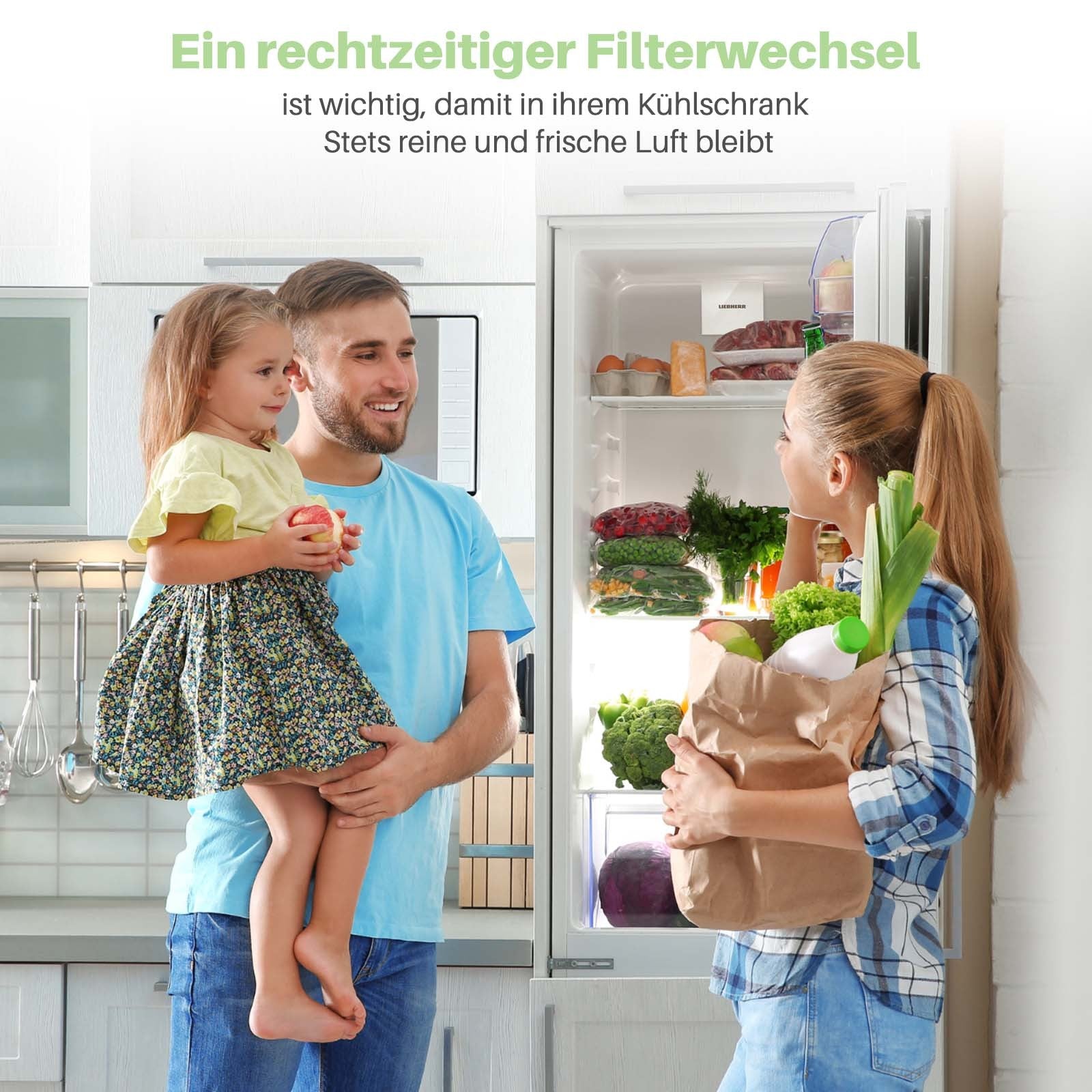 Activated Carbon Filter for Liebherr Fridge Klimaschrank 9096989 9882460 1pc