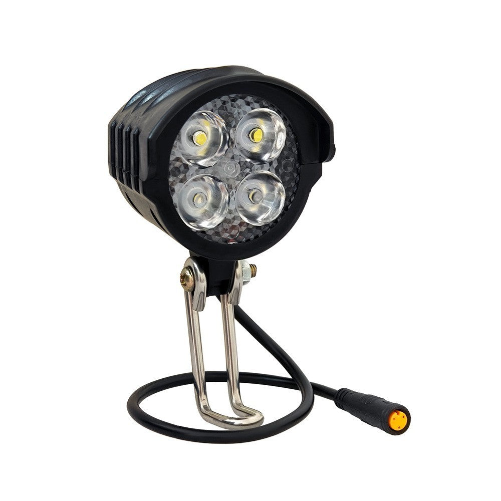 Bike LED Horn light Electric Bike Headlight Kit Front Lamp for Ebike 24V-52V