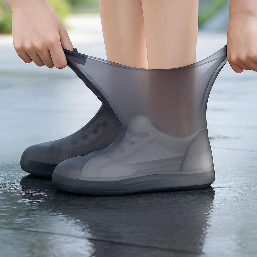 Waterproof Rain Shoe Covers – Non-Slip, Reusable Protective Outdoor Boot Covers