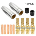 Sealeys Supermig Compatible 13Pcs Welding Torch 0 030 Nozzle Tip MIG Welder Set