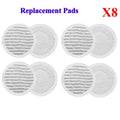 8pcs Replacement Mop Pads For shark steam scrub automatic steam mop s6002uk new