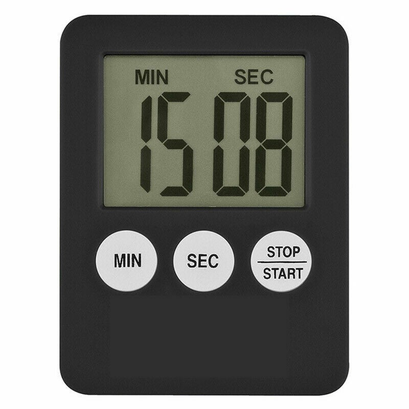Large LCD Kitchen Cooking Digital Timer Count Down Up Clock Loud Alarm Magnetic
