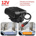 200W Electric Car Heater 12/24V Heating Fan Defogger Defroster Demister Portable