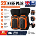 2Pcs Knee Pads for Work Heavy Duty Gel Cushion Knee Protection Construction
