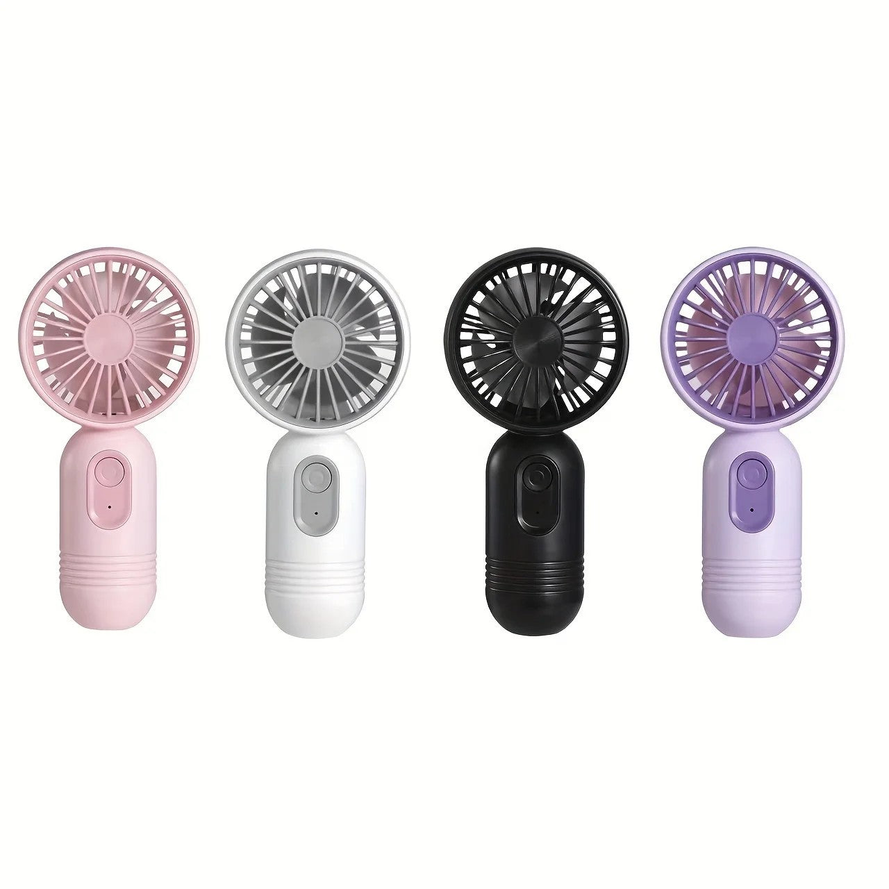 USB Rechargeable Mini Fan 3 Speed Portable Handheld Travel Cooling Fan.