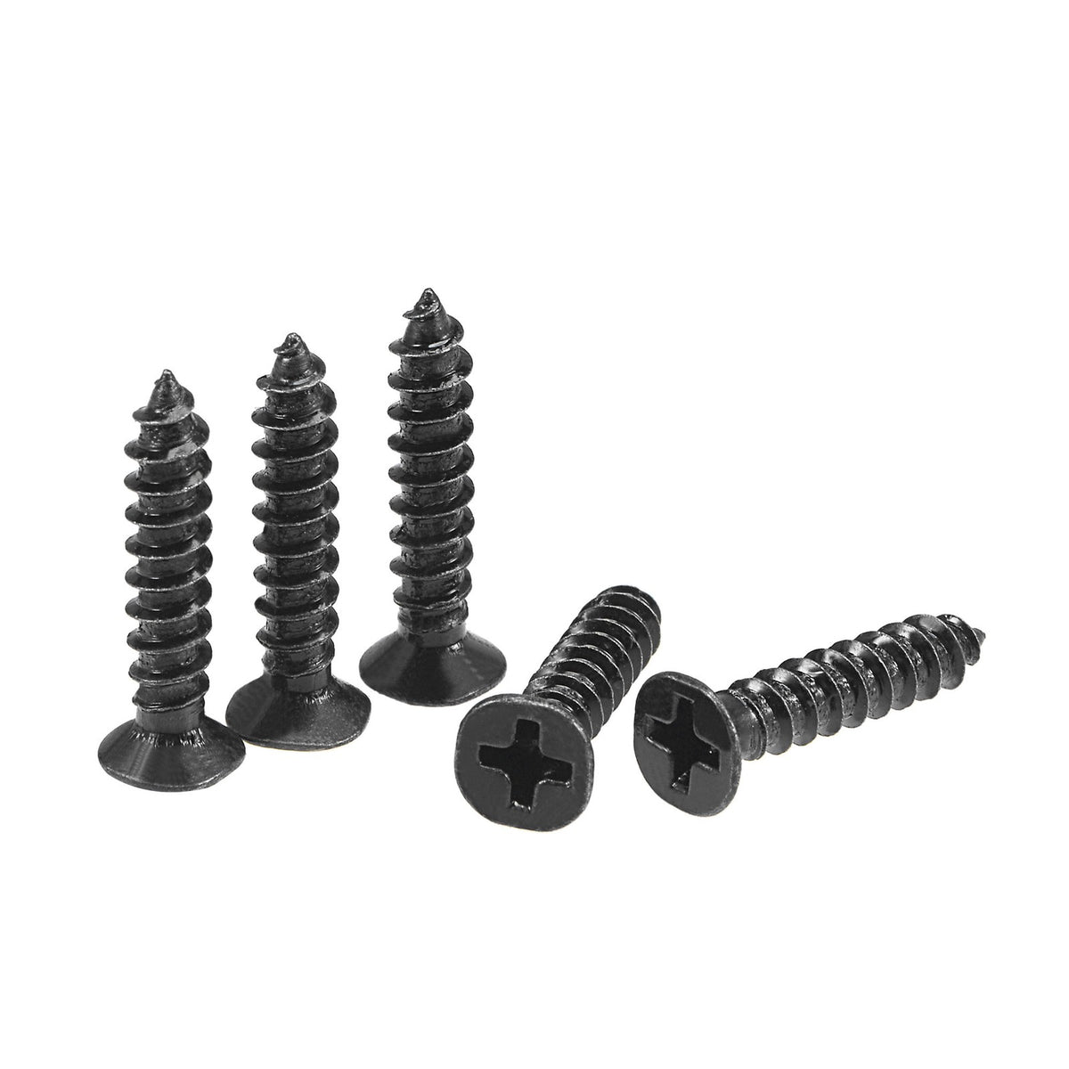 Screw Post Male M6x25mm Binding Bolts Carbon Steel Black 10 Sets