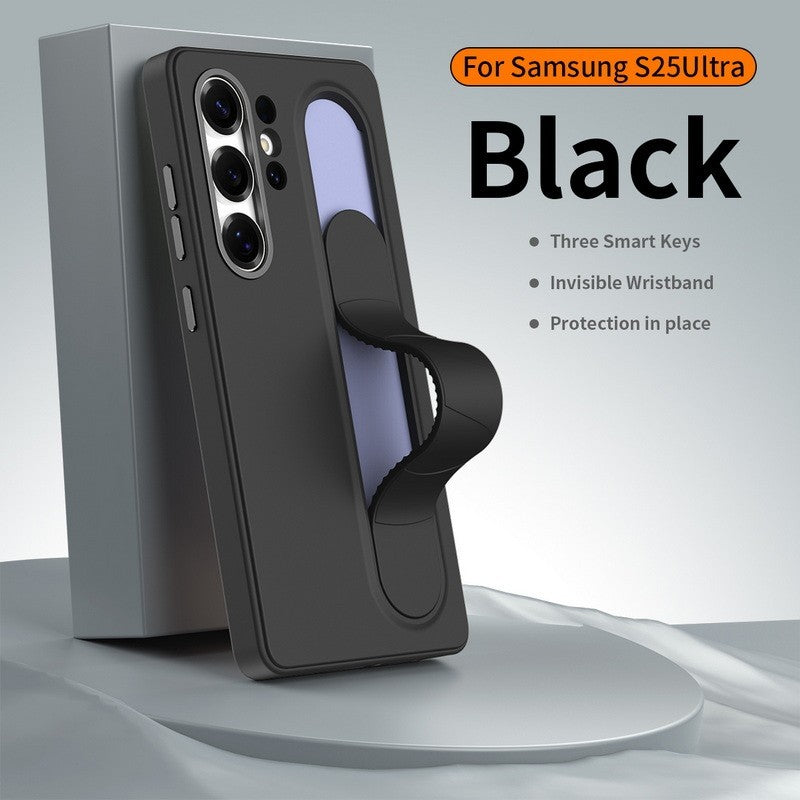 Case For Samsung Galaxy S26 Ultra  Smart Button Wristband Cover