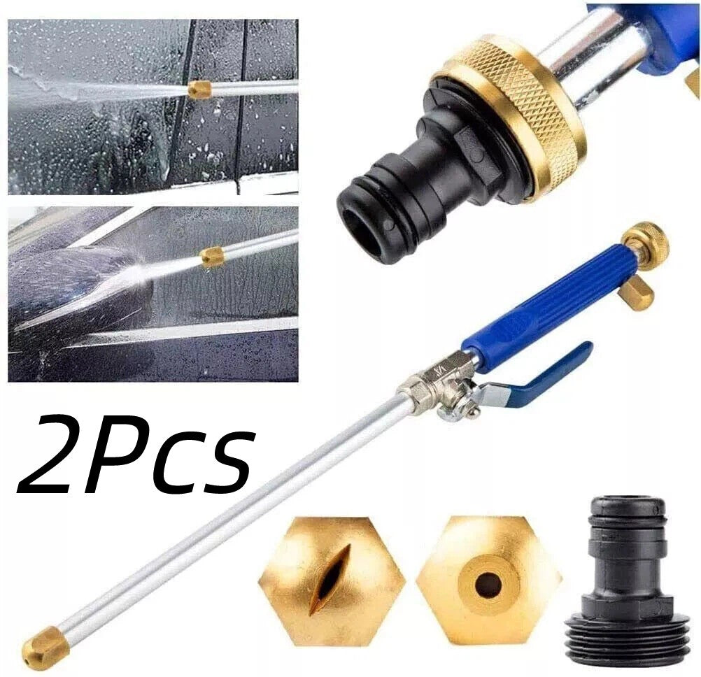 2x High Pressure Water Lance Hose Pipe Jet Nozzle Garden Car Power Washer Spray