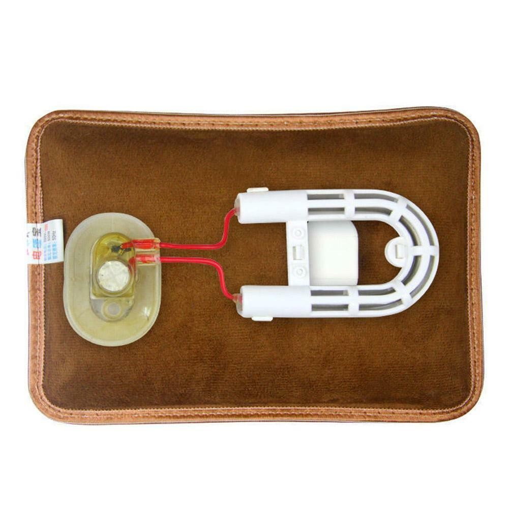 Rechargeable Electric Hot Water Bottle Bed Hand Warmer Massaging Heat Cozy Pad