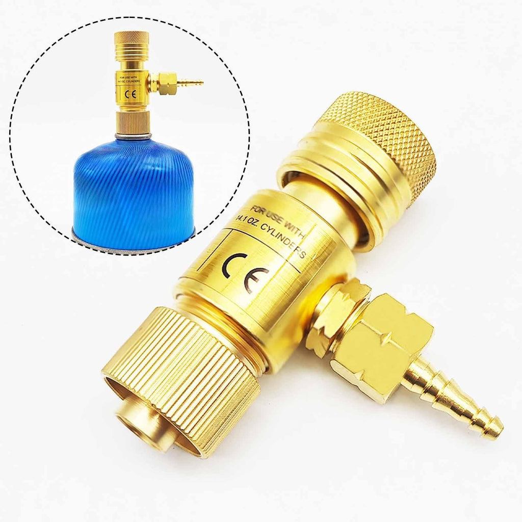 Mapp Transfer 7/16" Flat Tank Set Spare Parts Pressure Regulator Gas Valve
