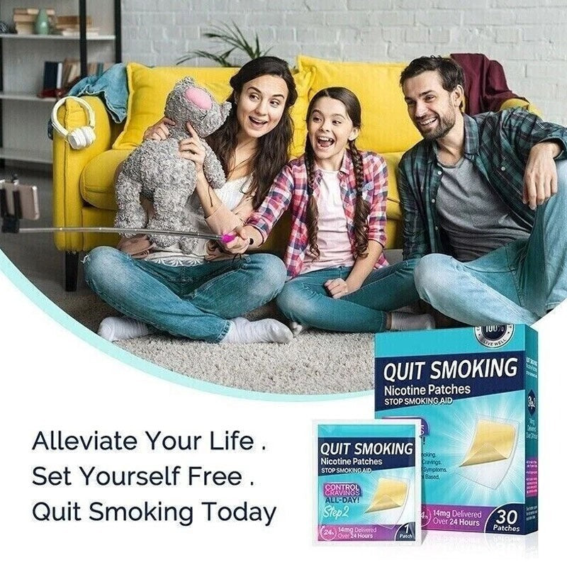 Nicotine Patches Stop Smoking Aid Steps 1 Through 3 to Quit Smoking Patches New
