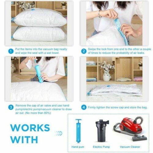 STRONG VACUUM STORAGE SPACE SAVINGS BAG SPACE SAVER BAGS NEW VACUM BAG VACCUM