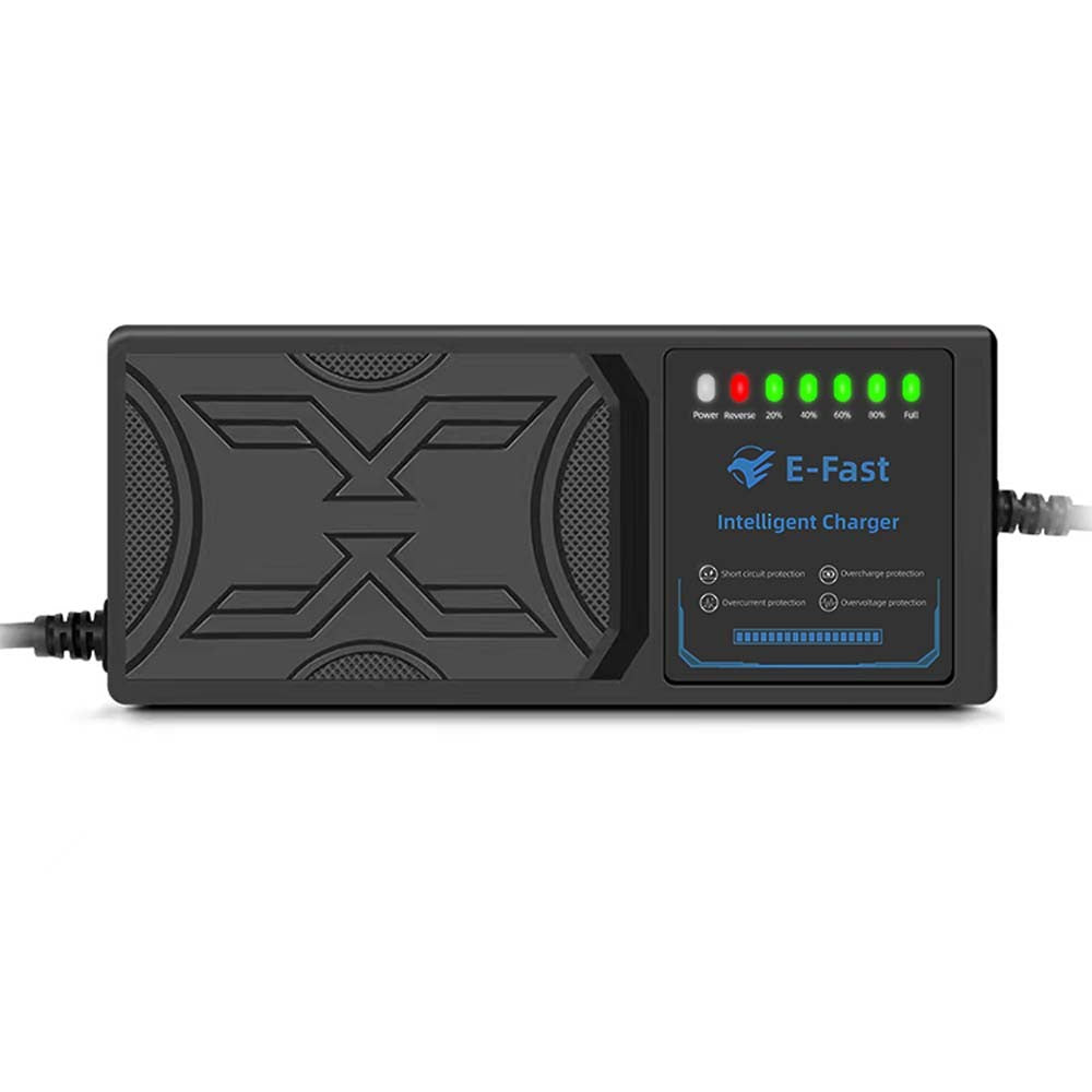 48V 20AH Electric Vehicle Fast Battery Charger Adapter Flashing Light UK Hot