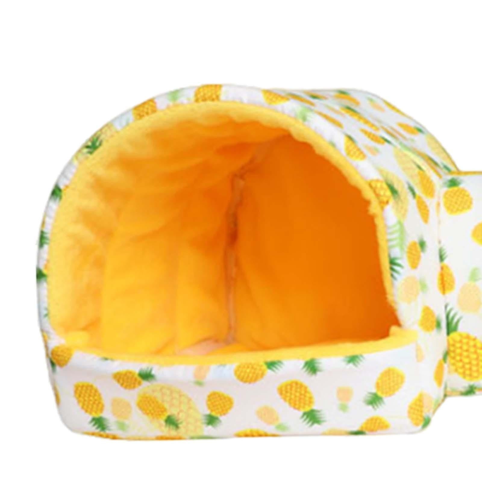 Hamster Hideout Guinea Pig Tunnel and Bed Bedding Habitat Small Animal House