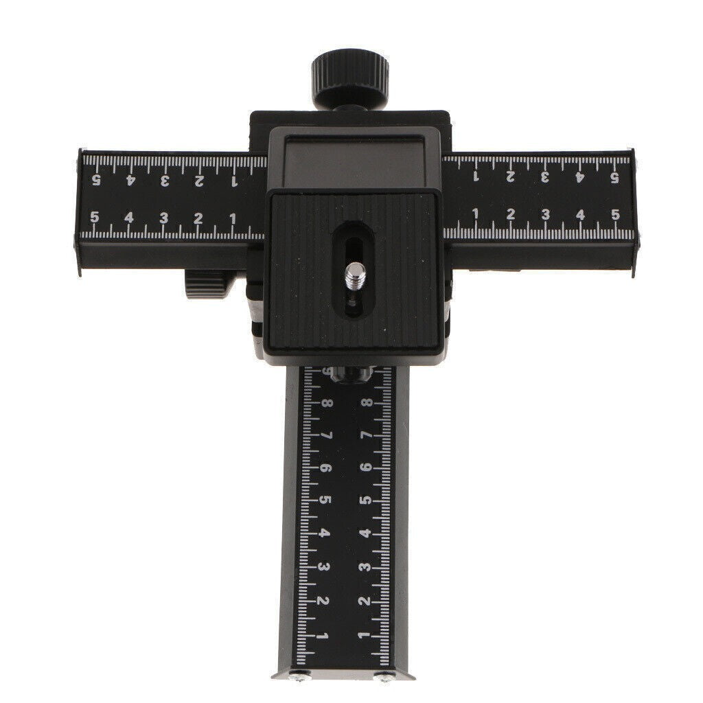 4-Way Adjustment Slide Cross Macro Slide Focusing Rail Slider