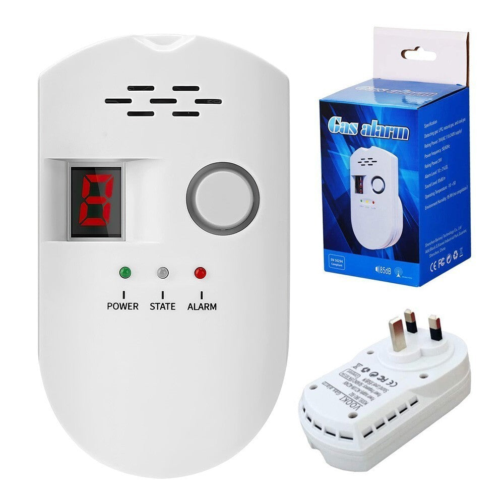 Gas Leak Detector LPG Gas Alarm Sensor Natural Gas Leak Detector Home & Kitchen