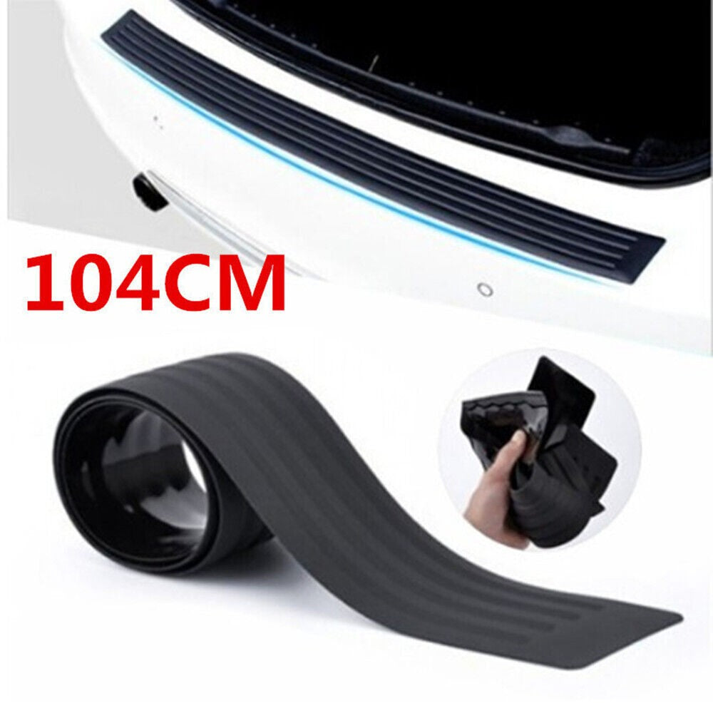 Car Trunk Door Sill Plate Protector Guard Strip Rear Bumper Tape Accessories