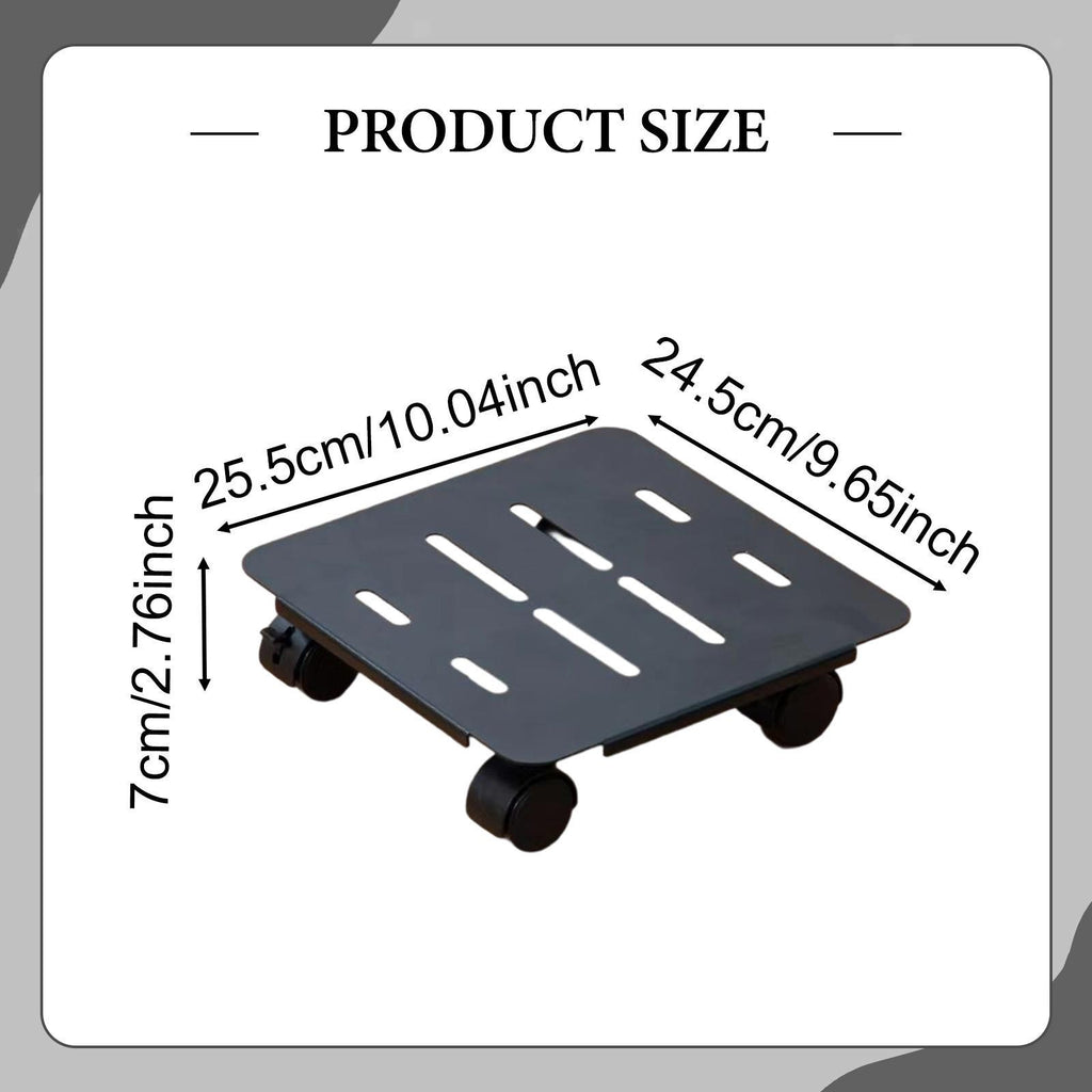Plant Stand Moveable Plant Holder with Casters for Balcony Backyard Hotel