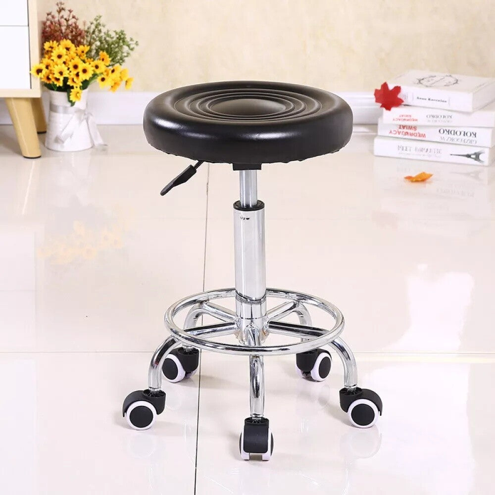 Adjustable Beauty Spa Salon Stool Massage Lift Hairdressing Round Swivel Chair