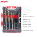 HSS Drill Bits Screw Extractors 10Pcs Kit For Damaged Screws Bolts Studs Removal