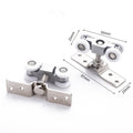 1 Pair Sliding Door Track Hanging Rail Residential Commercial Door Hardware