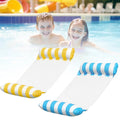 Floating Pool Lounge Water Hammock Inflatable Pool Mattress Float Bed Set of 2