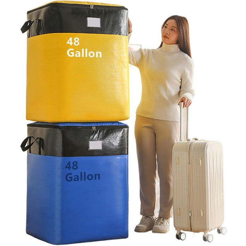 Large Capacity Moving Packing Bag Luggage Clothes Waterproof Quilt Storage Bag◈