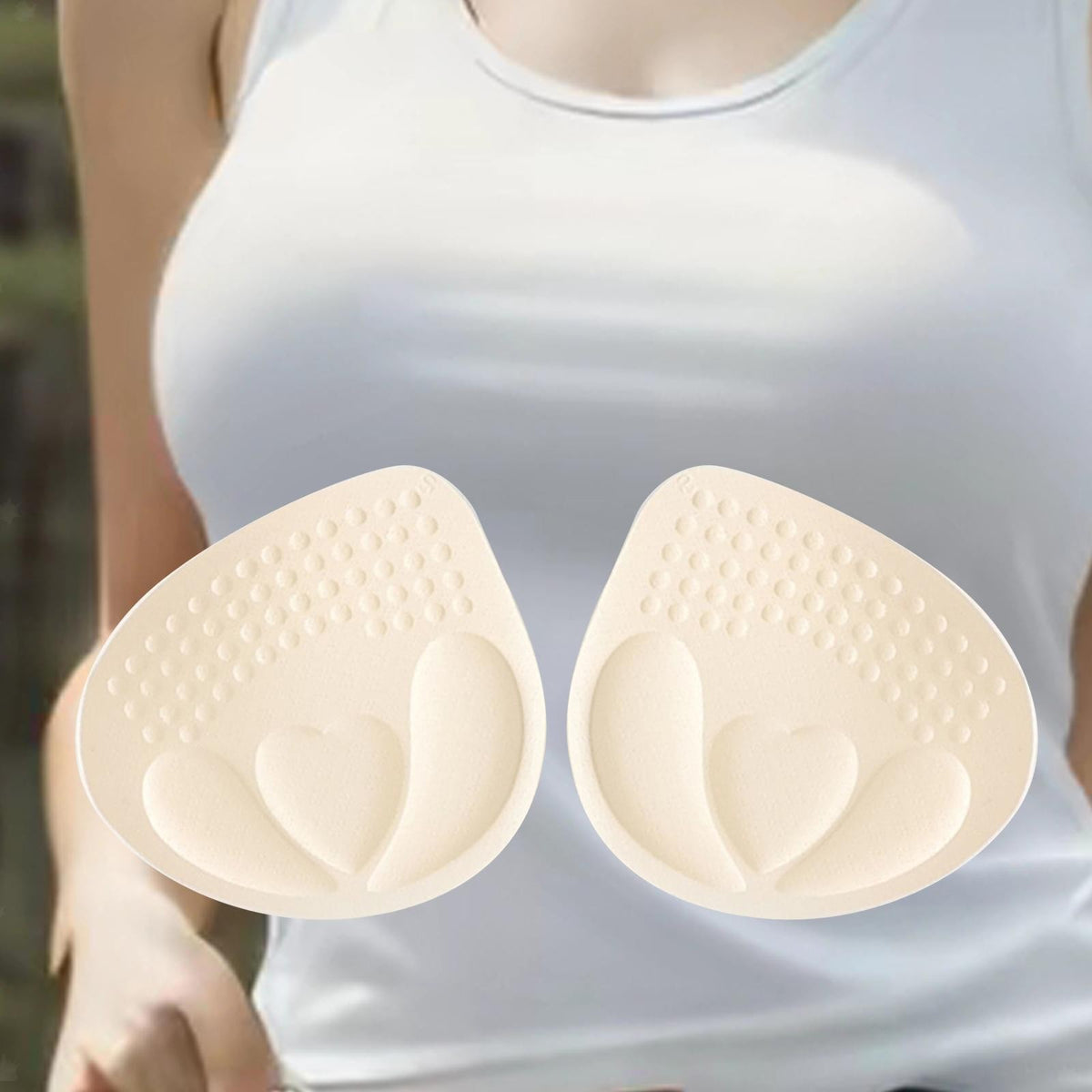 Premium Cotton Bra Padding Inserts for Women - Soft and Breathable Chest