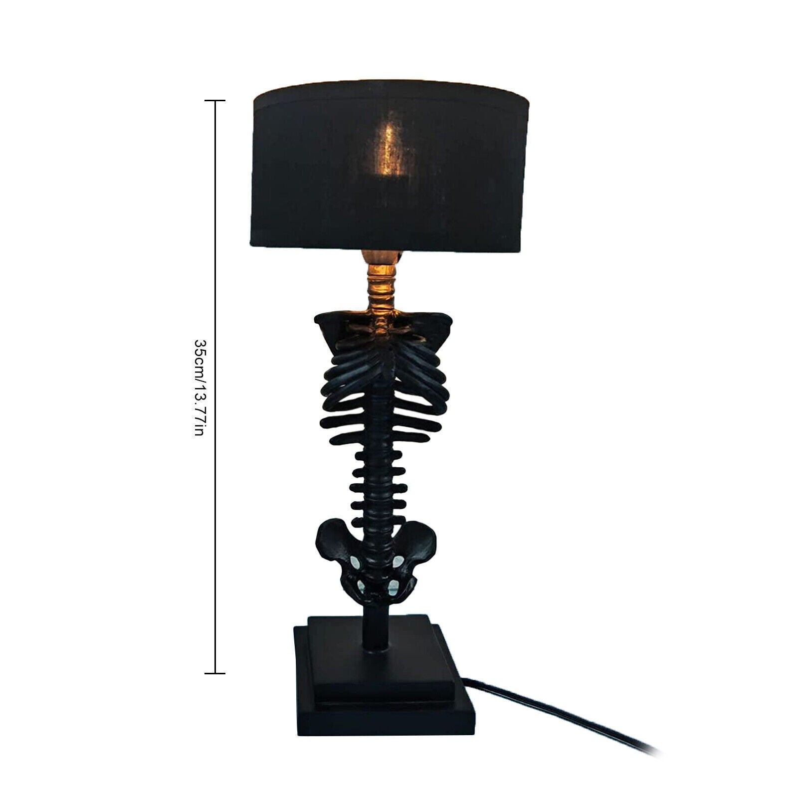 Halloween Gothic Skull Skeleton Lamp Desktop Table Lamp Night Light House D LOVE