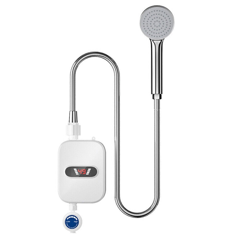 3500W Instant Electric Tankless Water Heater Under Sink Tap Boiler for Bathroom
