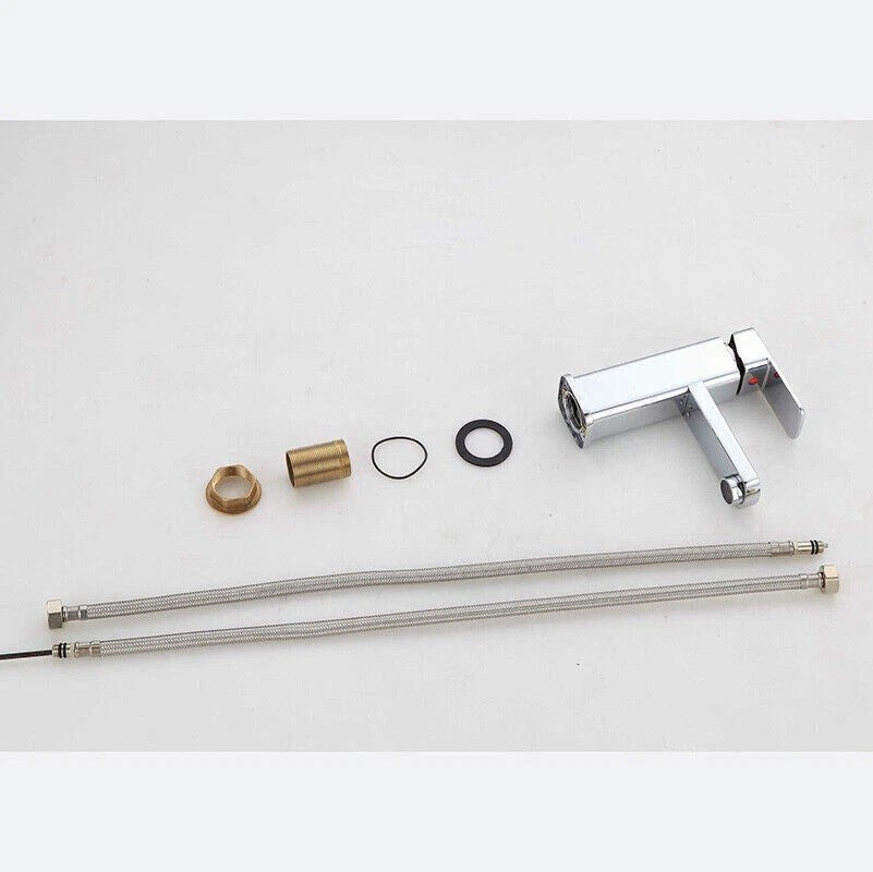 Bathroom Mixer Taps Basin Tap Chrome Wash Sink Mono Lever Modern High Quality