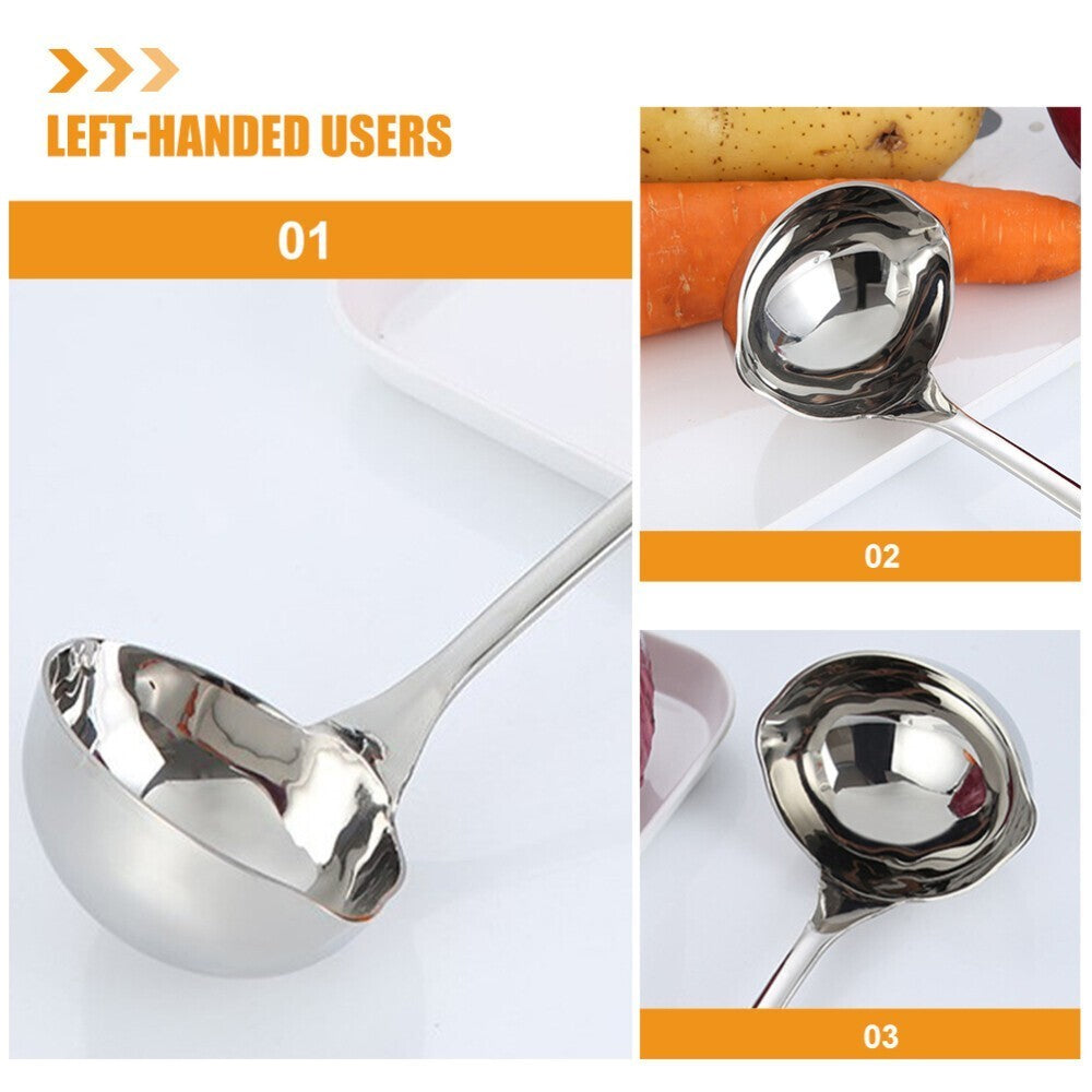 Deep Soup Ladle Convenient Large Stainless Steel Multipurpose