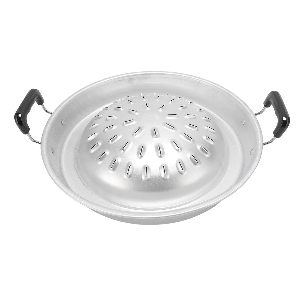 *35cm/13.78in* Original Color Thai BBQ Grill Pan 2 In 1 Non Stick Even Heating
