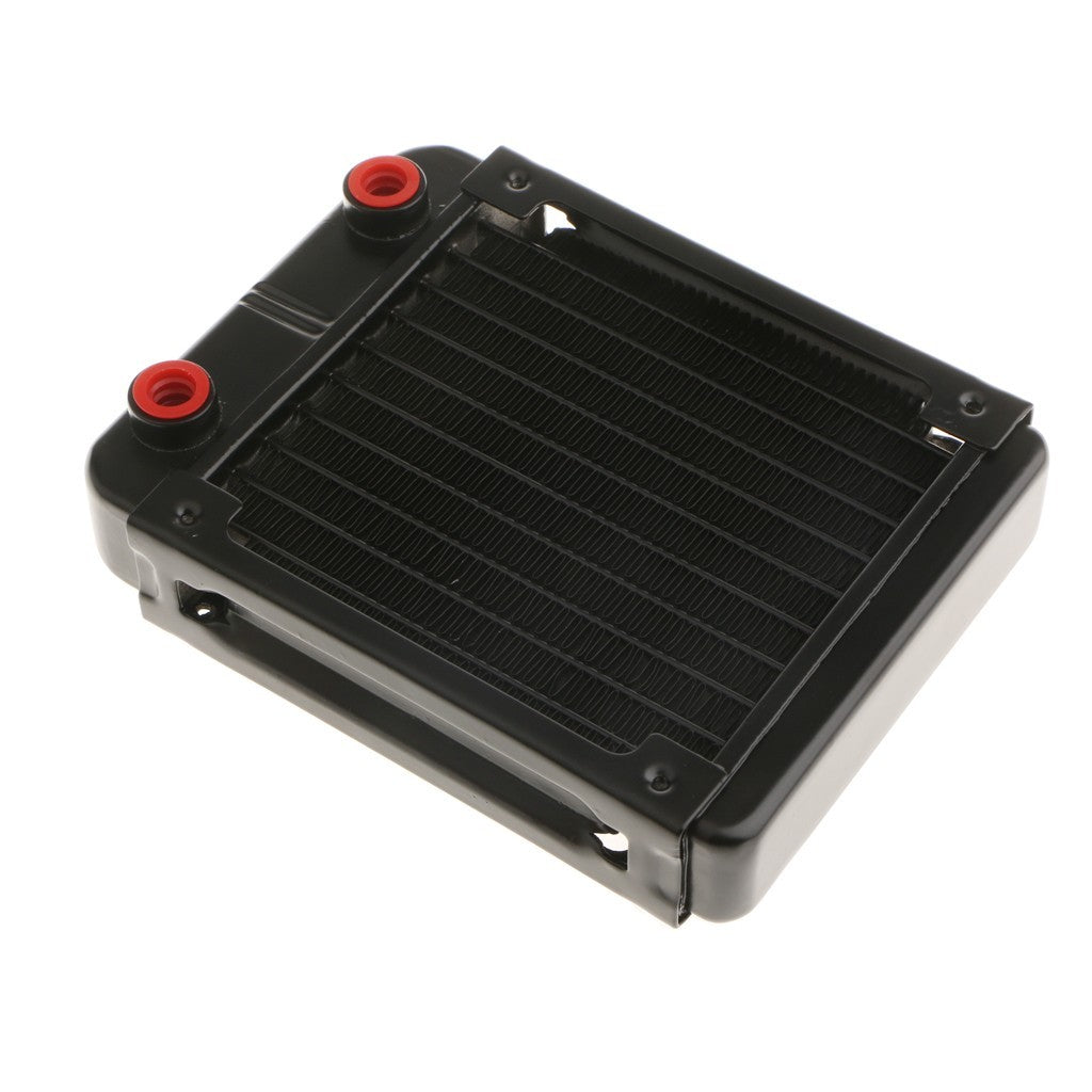 120mm 10Pipe Aluminum Heat Exchanger Radiator for PC CPU CO2 Water Cool G1/4