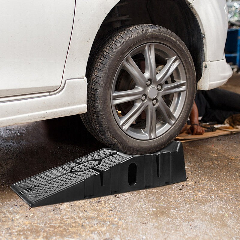 2pcs Heavy Duty Car Lift Lifting Ramps 33cm Extra Wide Universal UK 2026