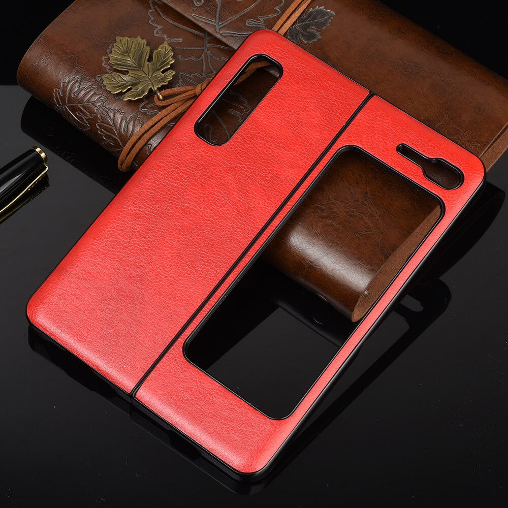 For Samsung Galaxy Fold 1st Generation Shockproof Hybrid PU Leather Case Cover