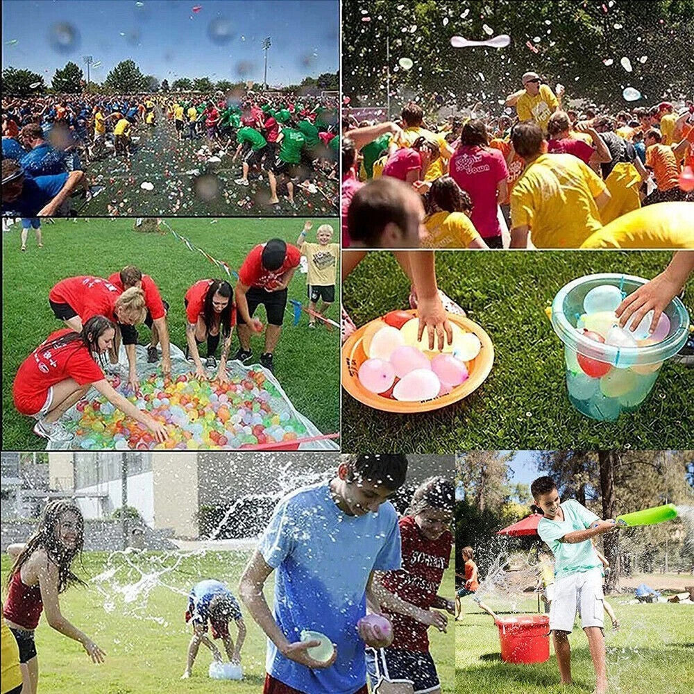 5 Packs x 111 Self Sealing Water Balloons Outdoor Garden Play Kids Party Fun