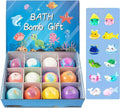 12pcs Bath Bomb Gift Set for Kids Colorful Bubble Bath Bomb with Surprise Inside