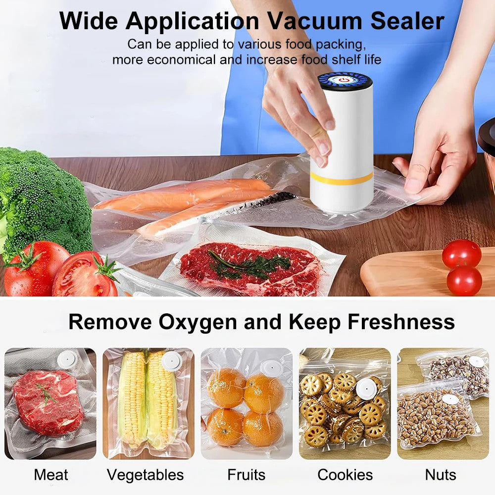 Electric Vacuum Air Pump Portable Space Saver For Clothing Vacuum Storage Bags