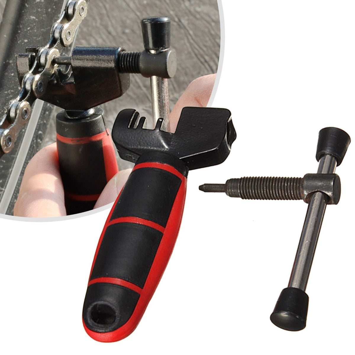 Bike Bicycle Chain Splitter Breaker Repair Rivet Link Pin Remover Tool