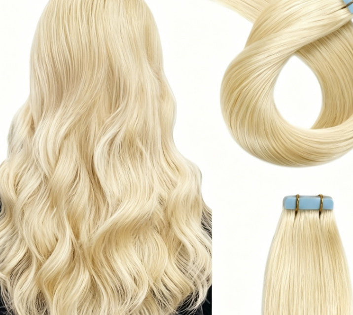Double Weft Hair Extensions Human Hair Weave Thick Weft Real Remy Full Head 100g