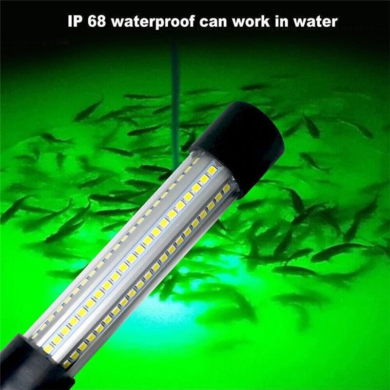 12V 126LED 5M Underwater Submersible Fishing Light Night Crappie Shad Squid Lamp