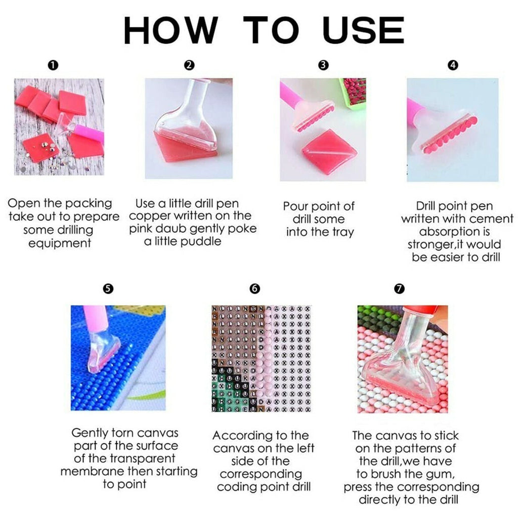 20 Pcs 5D Diamond Art Painting Accessories Tools, Diamond Painting Pen DIY Craft