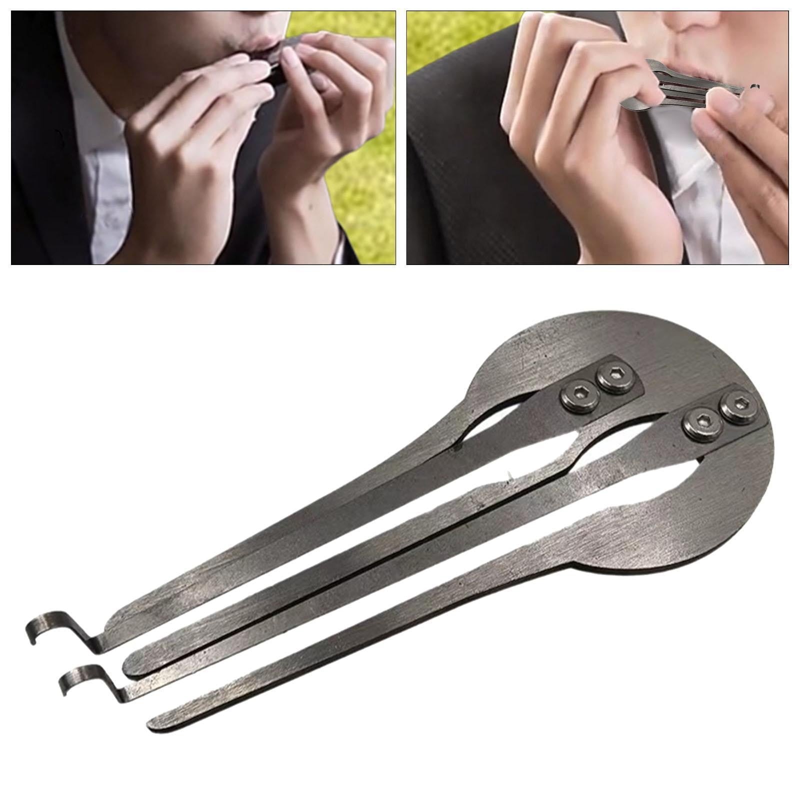 1 piece Portable Jaw Harp Double Tone Metal Ethnic Folk Instrument for Beginners
