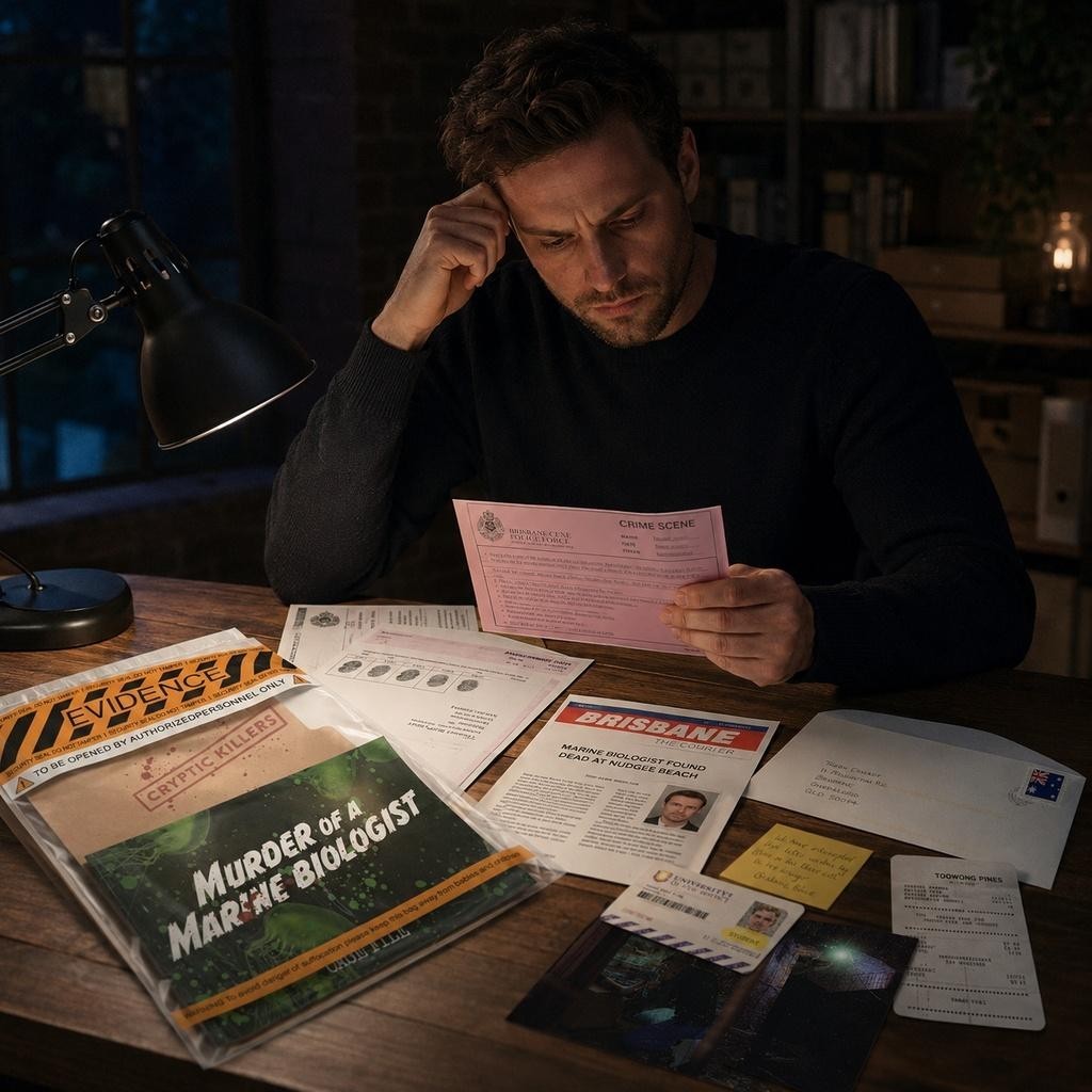 Unsolved Murder Mystery Game Marine Biologist Cold Case Files Cryptic Killers