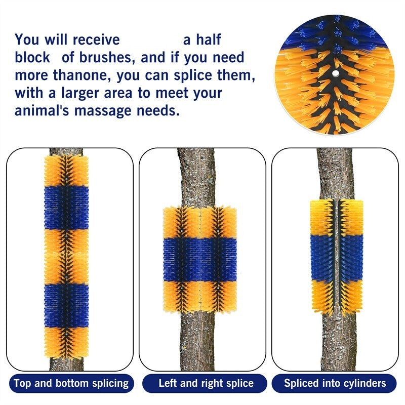 Livestock Scratch Brush Anti-itch Scratcher for Goat Cattle Cow Sheep Horse