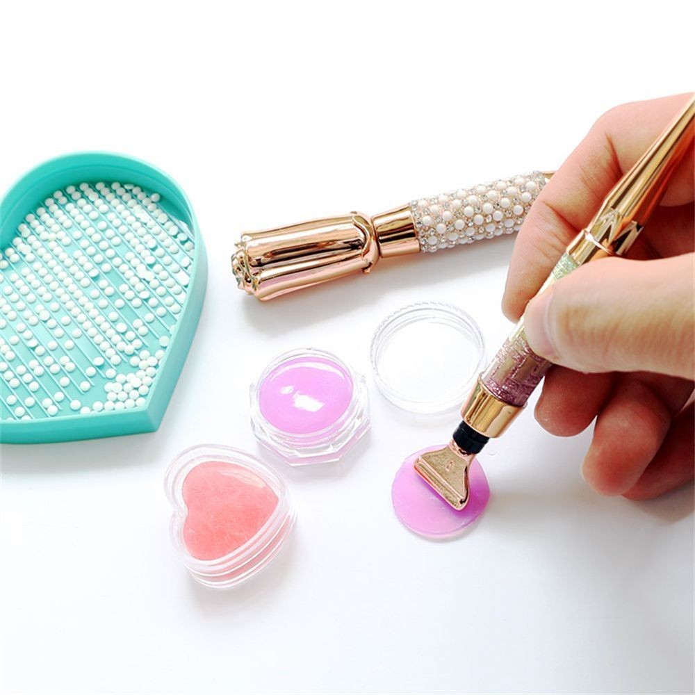 5D Diamond Painting Pen Kit Glitter Point Drill Pens Cross Stitch Accessories