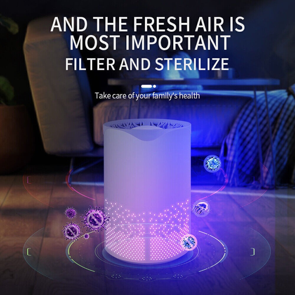 For Large Room Medical Grade HEPA Air Purifier Smoke Odor Pet Home Air Purifiers