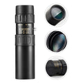 High Resolution Monocular Telescope Outdoor Single Tube Black Zinc Iron Alloy