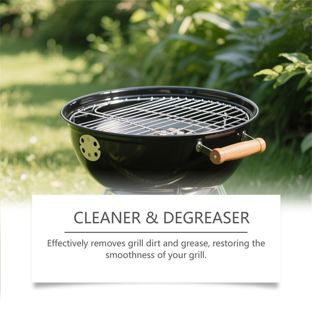 Grill Degreaser Spray Extra Fast-Acting Heavy-Duty BBQ Cleaner for Greasy Grates